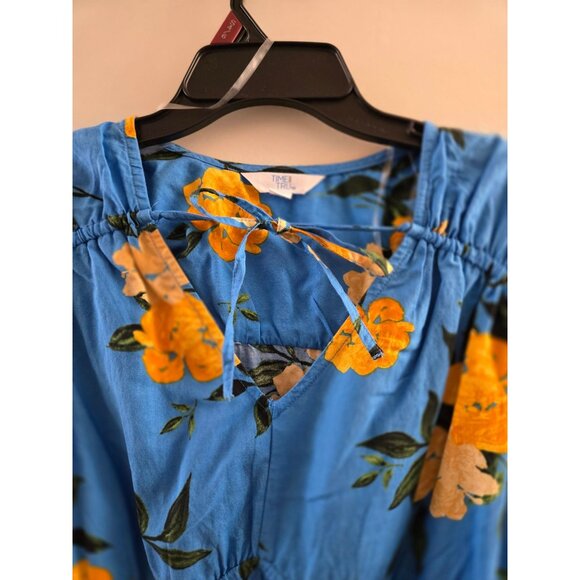 Time and Tru Women's V-Neck Midi Dress Size Small (4-6) NWT - Casual Dress - Picture 8 of 8